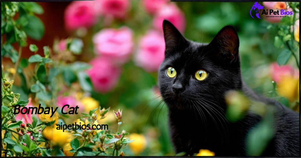 "Affectionate Bombay cat personality - interactive and social feline companion"