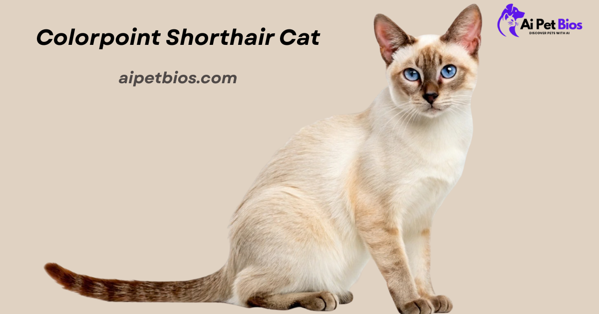 colorpoint shorthair cat