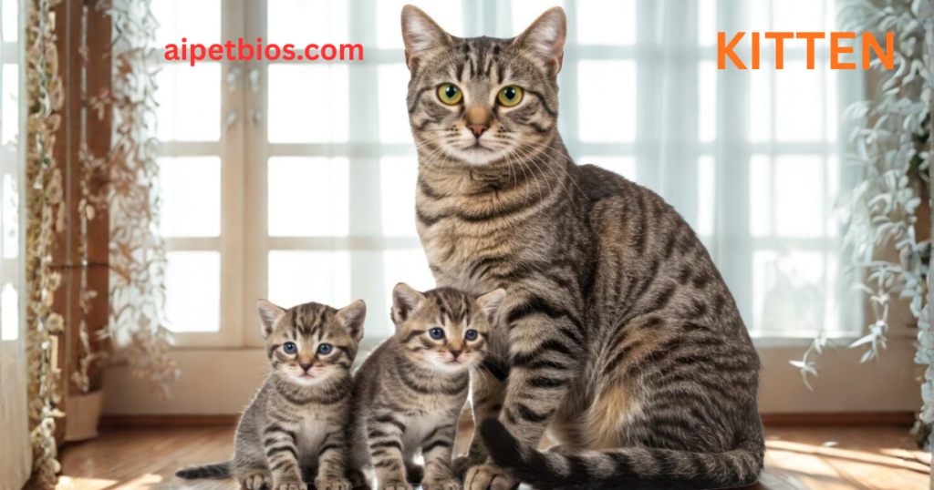 Three fluffy orange tabby kittens sitting closely together inside a large, woven beige basket nestled in a snowy outdoor landscape, with sun-drenched, snow-covered pine trees in the background.