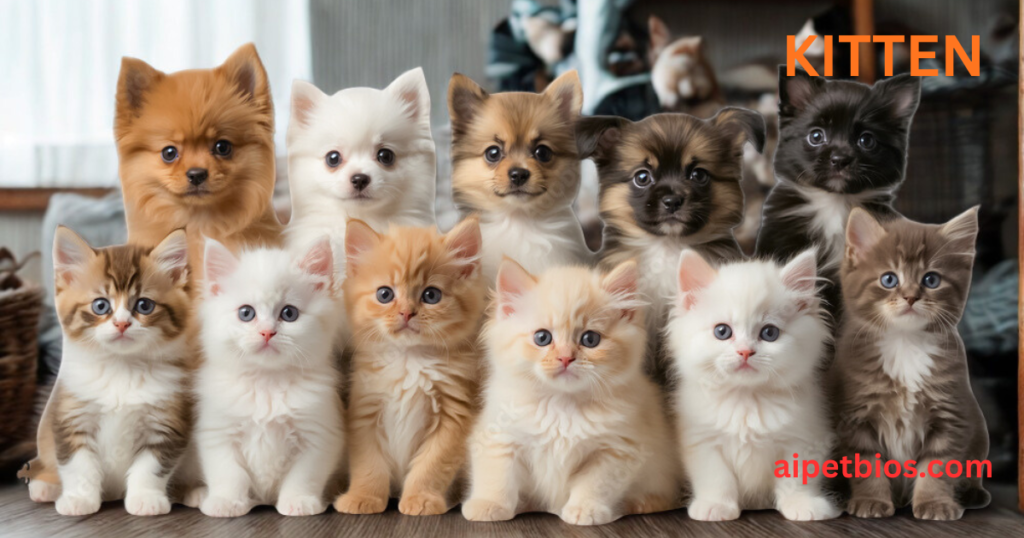 "Kitten socialization through gentle handling and positive exposure to new experiences"